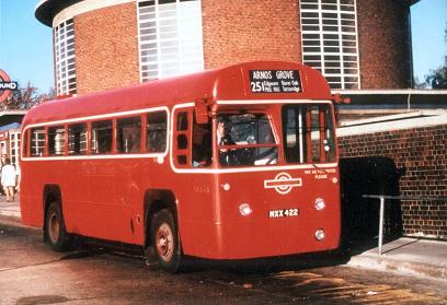 RF445 at Arnos Grove in 1972